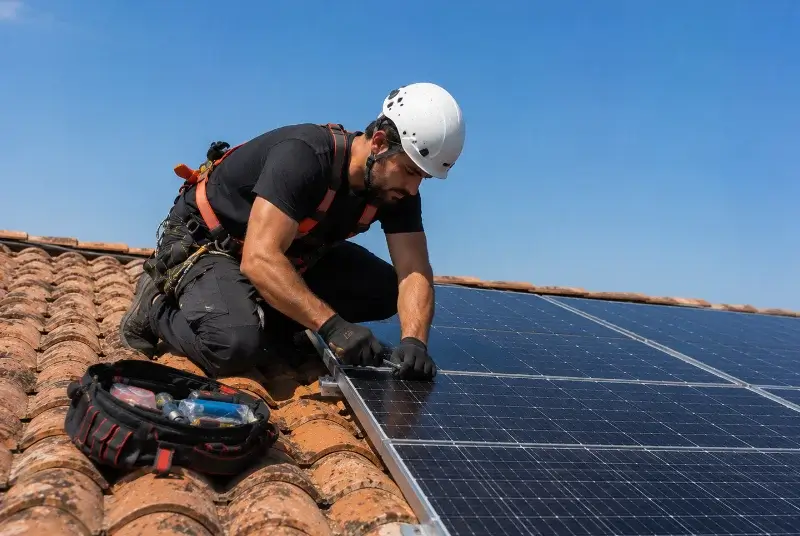 Maintenance et monitoring de panneaux solaires à Sallebœuf