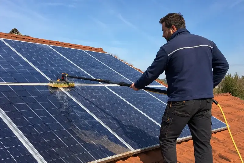 Nettoyage et entretien de panneaux solaires à Sallebœuf